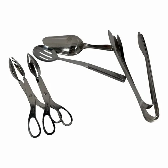 Serving Spoon and‎ Utensil Set, 7pc, for Hospitality, Weddings and Buffets