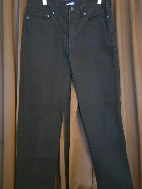 Black Land's End Square Rigger Jeans - 36