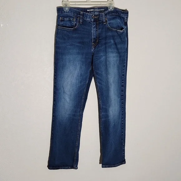 Old Navy Jeans Mens size 33 x 30 tag size actual measurments 29.5 Denim