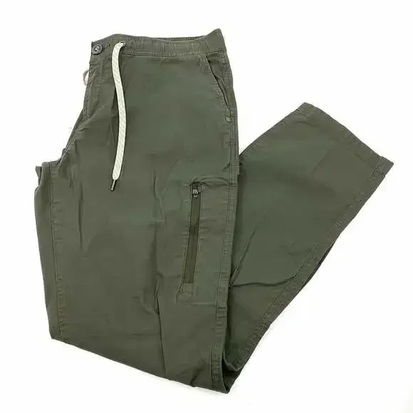 Vuori Green Cotton Blend Jogger Pants | Men’s M Regular