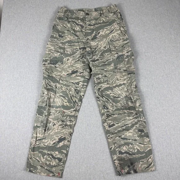 US Air Force DSCP Mens Tiger Stripe Digital Camo Cargo Pants 32S Military