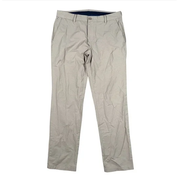 Vineyard Vines Pant Mens 33x30 Beige OTG On-The-Go Chino Straight Stretch Casual