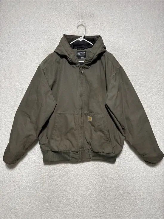 Carhartt 104050 MOS Washed Duck Insulated Active Jacket Moss Green Men's XL