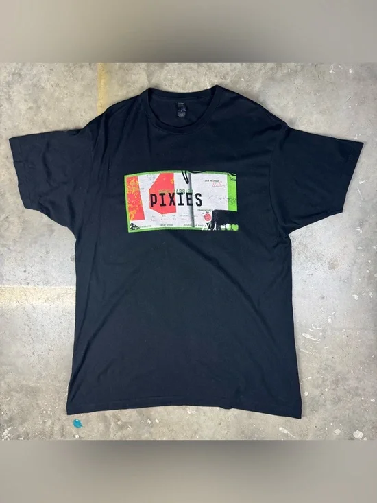 Pixies T-Shirt Size XL 2017 North American Tour Band Tee Alternative Rock Grunge