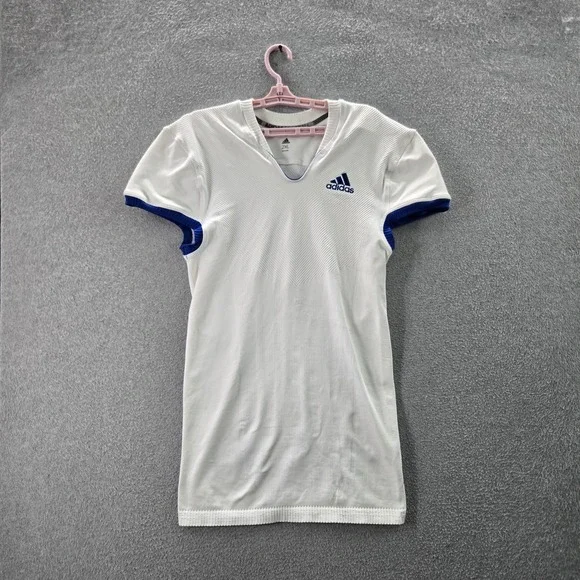 Adidas Men Shirt‎ 2XL White Activewear Football Jersey Primeknit A1 Pullover
