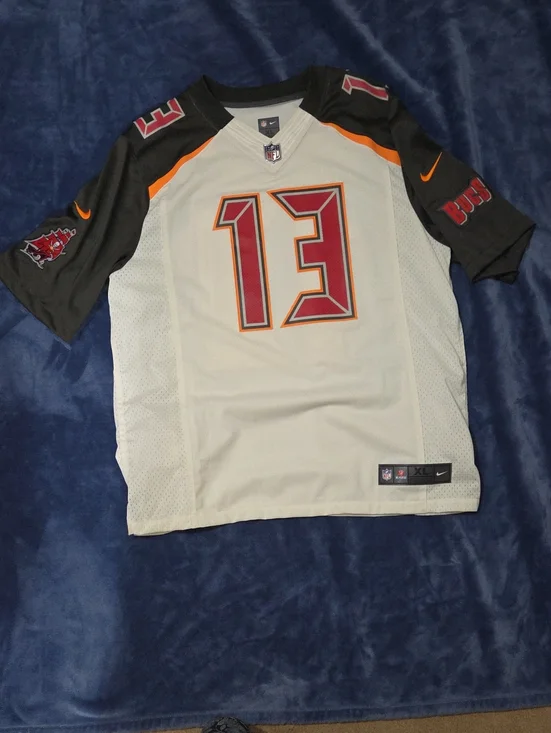 Nike Men's Tampa Bay Buccaneers #13 White Football Jersey