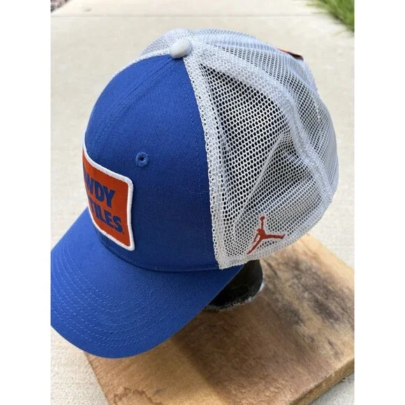 Jordan Men's Blue/Orange Florida Gators Trucker Hat M/L Rise Cap