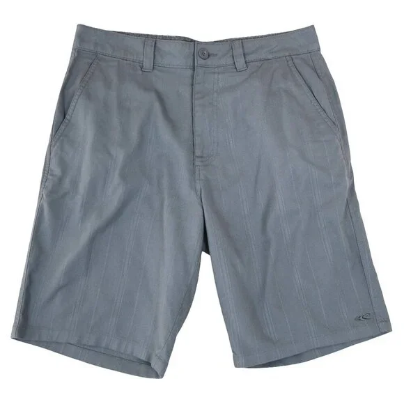 O’Neill Gray Shorts 32 Casual Chino Surf Skate Coastal Resortwear Minimalist