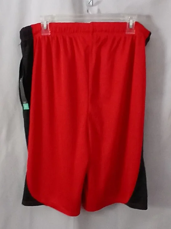 XXL Athletic Basketball Mesh Shorts Red Black NWT Pockets Y2K Gym Drawstring