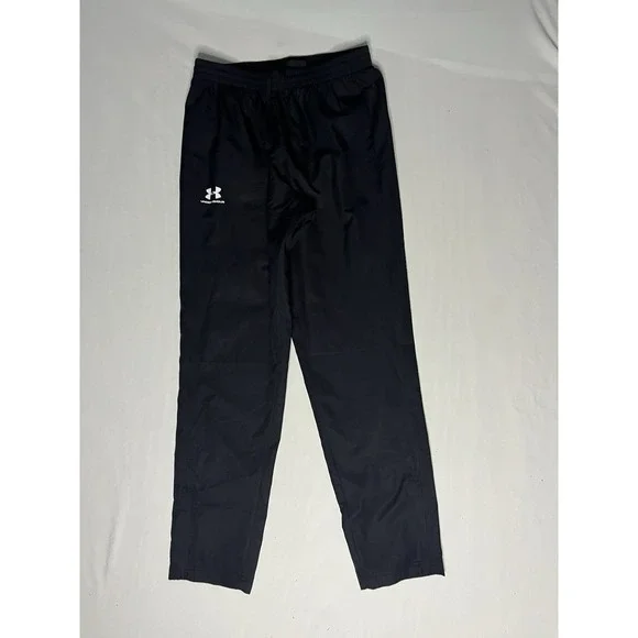 Under Armour All Season Gear Track Pants Men's Size Medium Black Ankle Zip