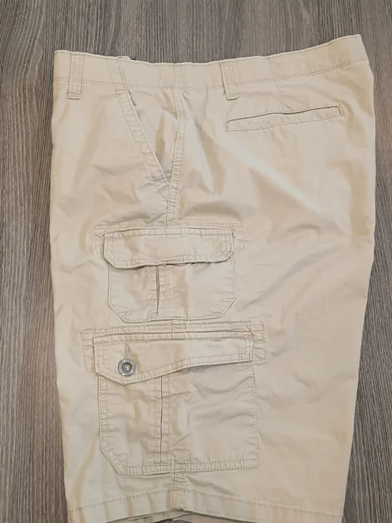 Iron Flex Men's Cargo Shorts Size 40, 98% Cotton, Multipocket