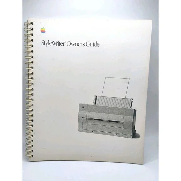 Stylewriter Owner's Guide by Apple Computer Inc 1991 Edition Spiral Bound