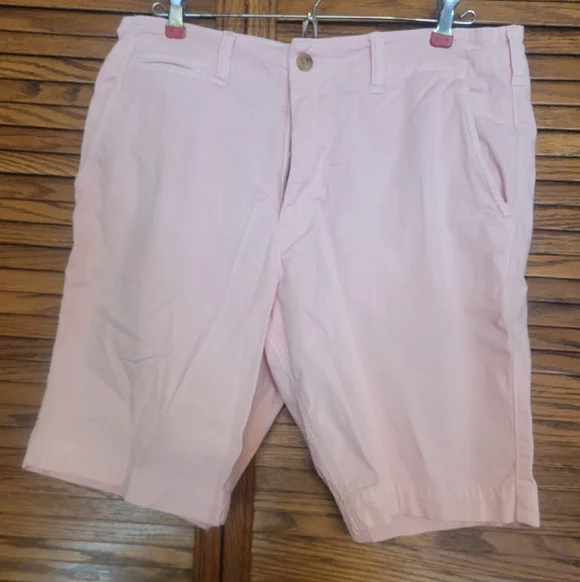 American Eagle Mens Pink Shorts Next Level Flex Size 33‎