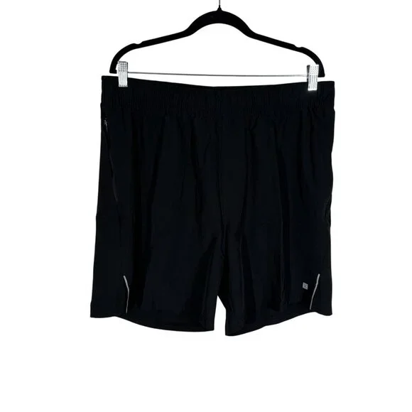 Express Men Sz XL Black Drawstring Elastic Waist Zip Pocket 7