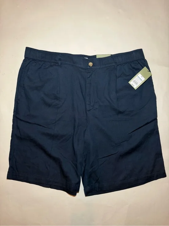 Goodfellow & Co Navy Flat-Front Cotton Shorts
