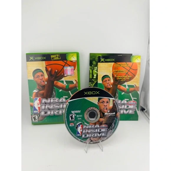 NBA Inside Drive 2003 Microsoft Xbox Original Game CIB Paul Pierce Cover