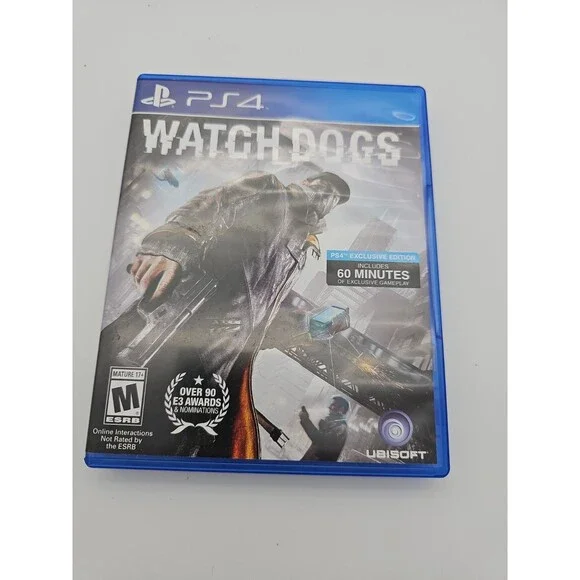 Watch Dogs + Watch Dogs 2 (Sony PlayStation 4, 2014) Tested And Working