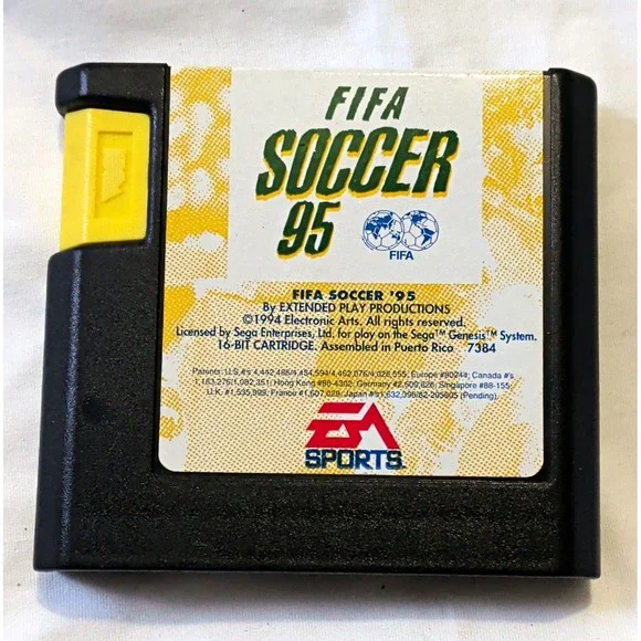 EA SPORTS FIFA Soccer 95 for Sega Genesis Cartridge - Soccer Sports Game