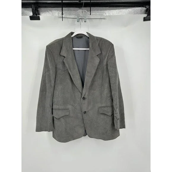 Pioneer Wear Mens Corduroy Sport Coat Size 44‎ Old Money Equestrian Elbow Patch