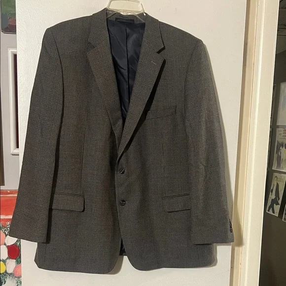 Petrocelli multi color 100% wool men’s single breasted sport coat