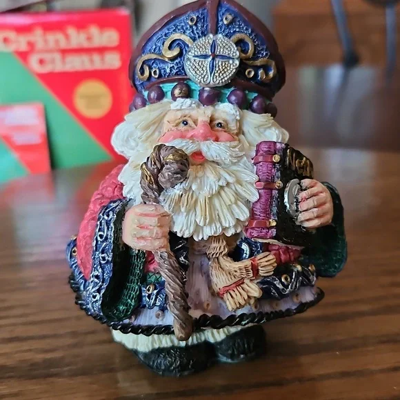 Crinkle Claus Slim Netherlands Figurine By Possible Dreams Holiday Christmas