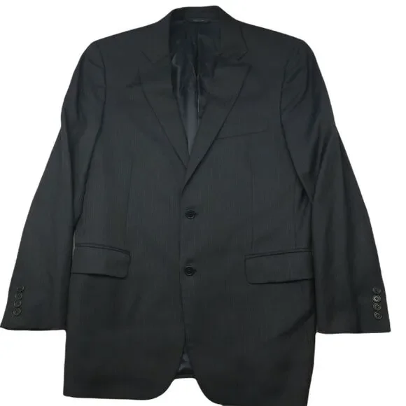 Brooks Brothers Blazer Mens 42L Blue Wool Madison Trabaldo Togna 2 Button Jacket