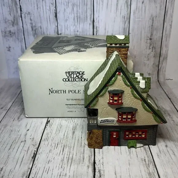 Department 56 Elf Bunkhouse‎ North Pole Series The Heritage Village Collection