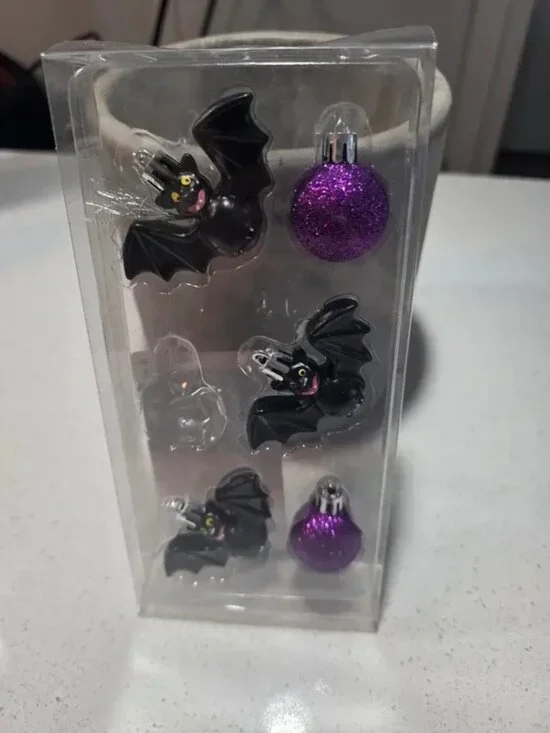 Halloween ornaments missing one ball