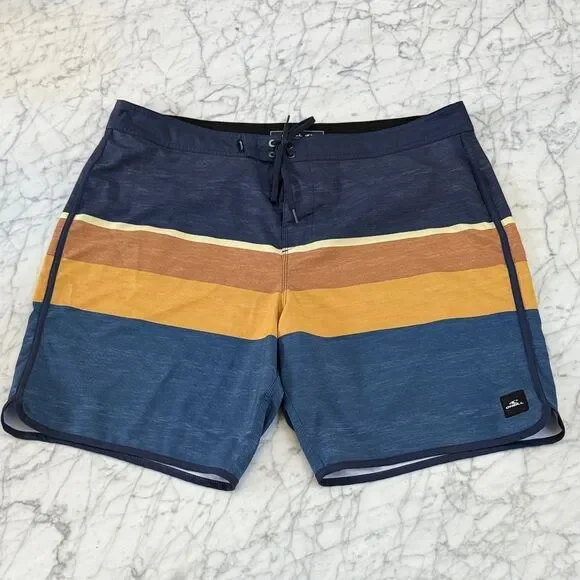 Men's O’Neill Swim Shorts Colorblock Sz 40