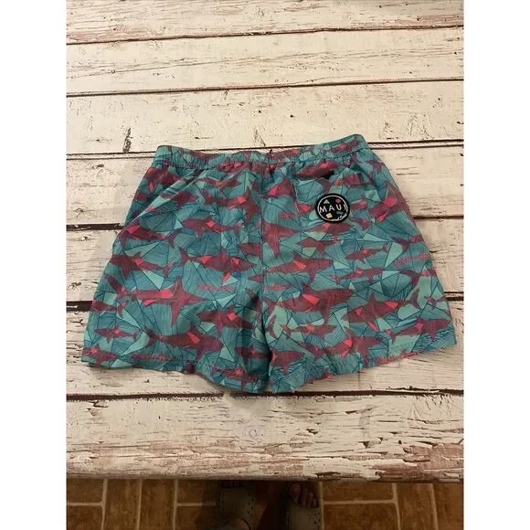 MAUI‎ and SONS Pool Shorts Swim Trunks Surf Beach Size Large Mens