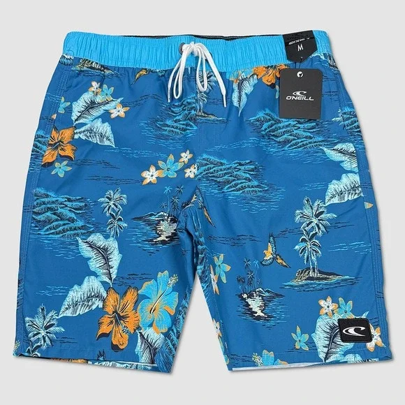 O'Neill Santa Cruz Exchange Volley Board Shorts - NWT Mens Medium - #49717-M1