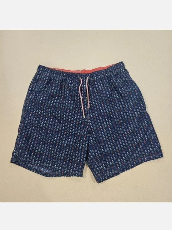 Peter Millar Skull & Cross-Bones Swim Trunks XXL