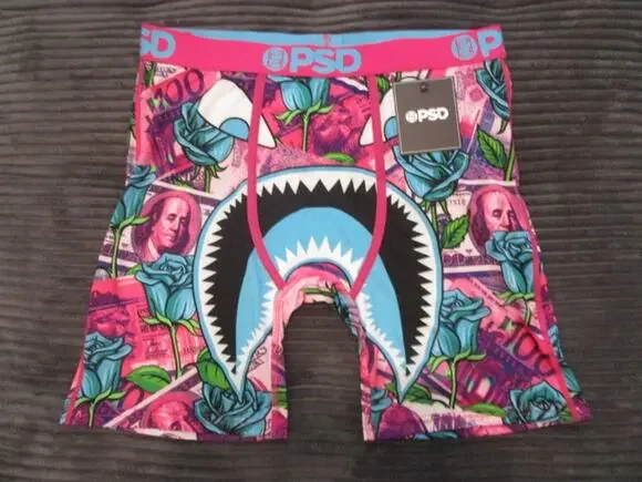 PSD Warface INTL X Blues Roses Men's Large Underwear Boxer Briefs