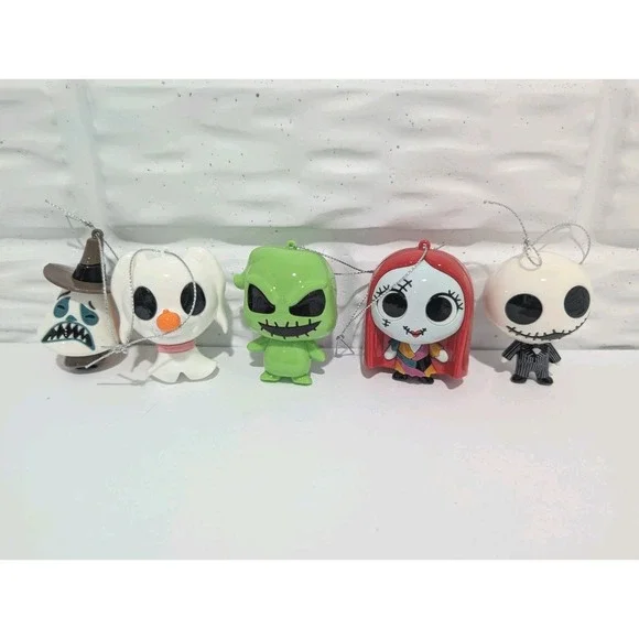 NEW Opened 2025 Hallmark Set 5 Nightmare Before Christmas Mystery Ornaments