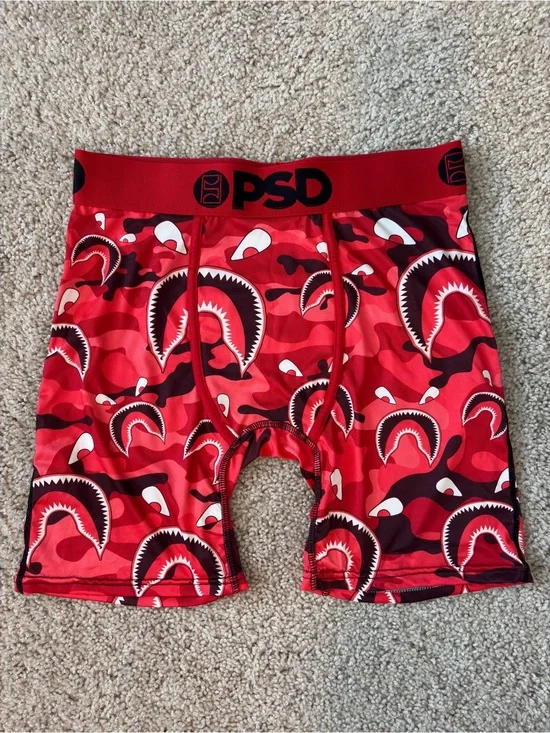 PSD Boxer Briefs, Red Warface Camo