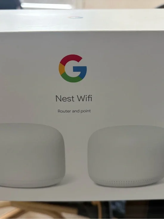 Google Nest Wifi Router and Point - White