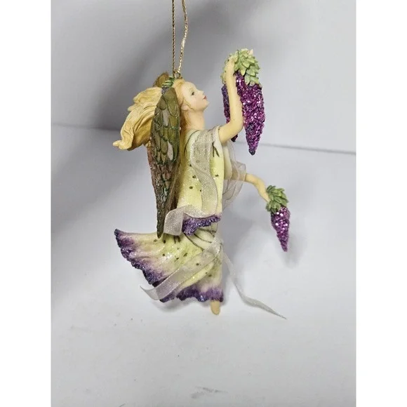 Ashton Drake Wisteria Daydream Angels Glowing Garden Heirloom Fairy Ornament