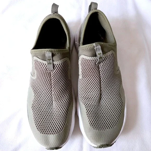 Under Armour Micro G Kilchis 10.5 Men Fishing Water Shoes Olive 3024944-100