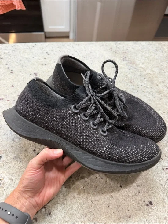 Allbirds Men’s Tree Dasher Sneakers Tennis Running Shoes Size 11.5 Black Comfort