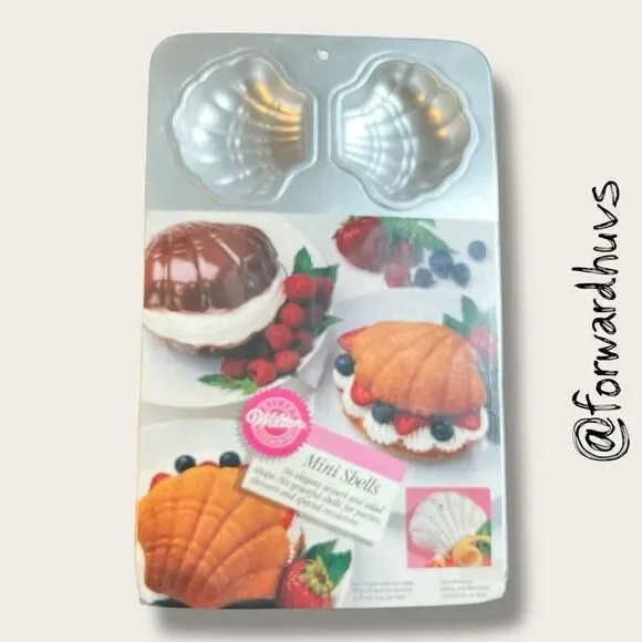 Wilton Mini Shells Mold – Vintage Bakeware – Dessert & Salad Shells