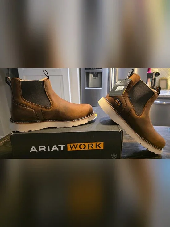 NWT Ariat Rebar Wedge Chelsea H2O Boots 13 EE