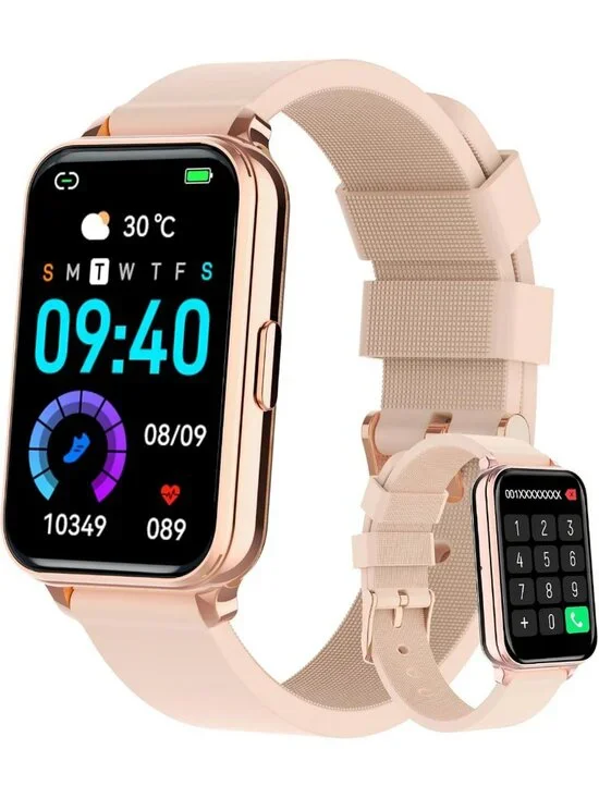 IP68 Waterproof Smart Fitness Watch for Men & Women - Heart Rate, Sleep Monitor