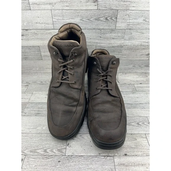 Cole Haan Men Brown Leather Memory Flex Chukka Boots 03965 Size 11 M