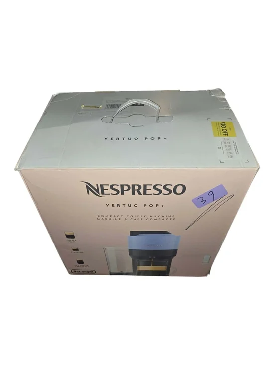 Nespresso Vertuo Pop+ ENV92A Coffee & Espresso Machine - Pacific Blue - Used