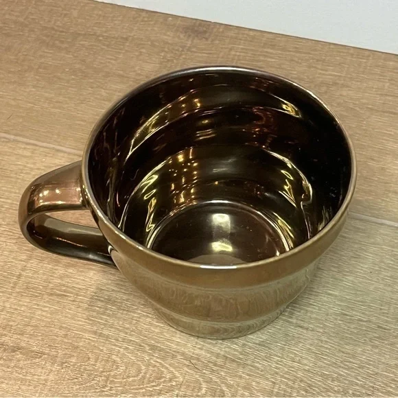 Starbucks Collectible Bronze Gold‎ Mug Cup 2013 Excellent Condition