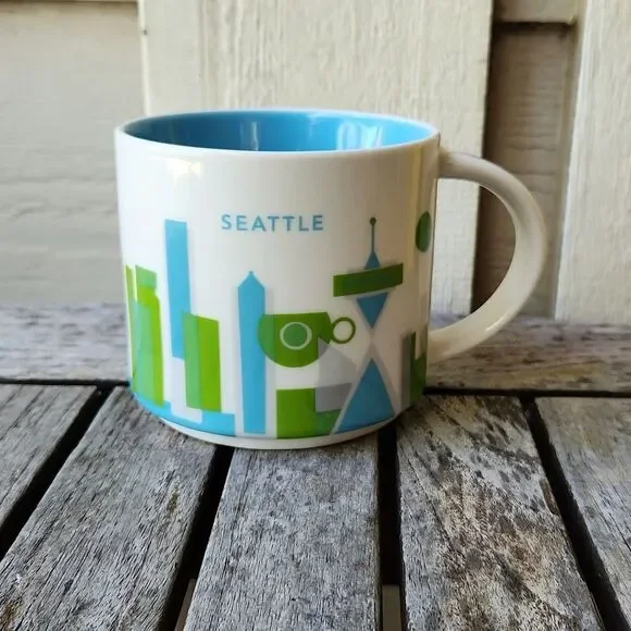 Starbucks Seattle 2013 You Are Here Cup