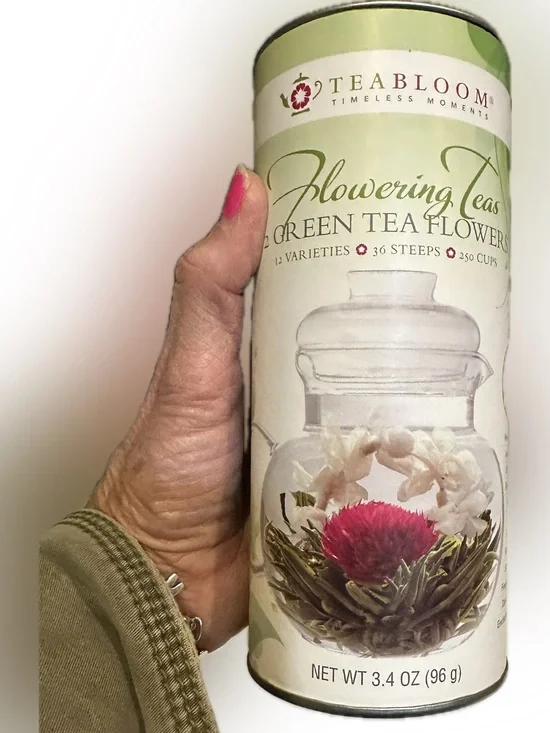 2020 TEABLOOM FLOWERING GREEN TEA FLOWERS 11 CT COLLECTIBLE TIN HEALTHY HOT COLD