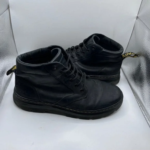 Dr. Martens Bonny Leather Black Chukka Utility Boots Mens 11 JY004‎ KM07Y