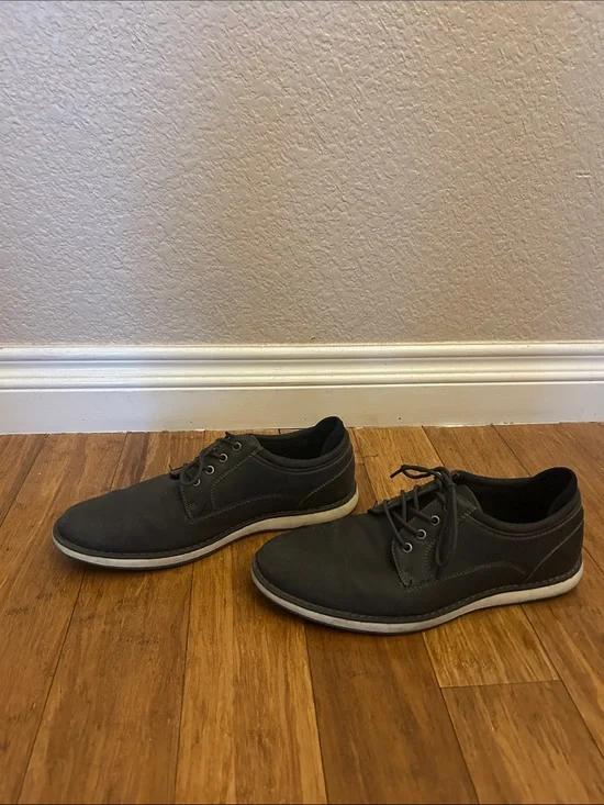 Aldo Men's Charcoal Lace-Up Slip-On Loafers