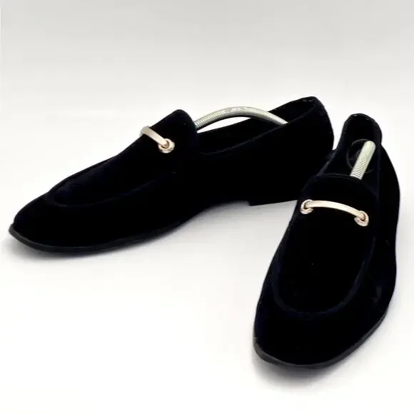 Steve Madden M-Doaion Mens Black Canvas Loafers & Slip On Casual Shoe Sz.11.5